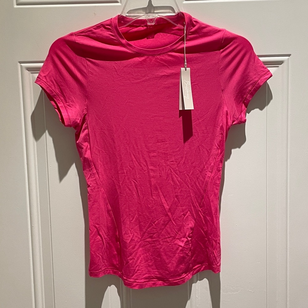 Buffbunny Pink Crush Halo Full Length Tee Short Sleeve Crew Size Medium (Small) - Picture 5 of 14